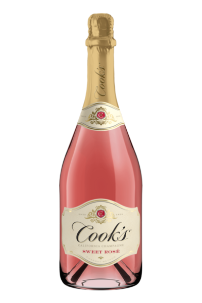 Cook's California Champagne Sweet Rose Sparkling Wine
