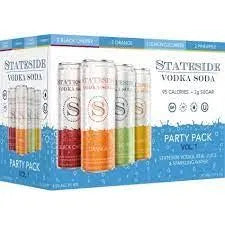 Stateside Vodka Soda Party Pack 12oz 8 Pack Cans