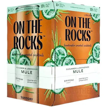 On The Rocks Cucumber & Lemongrass Mule 12oz 4 Packs