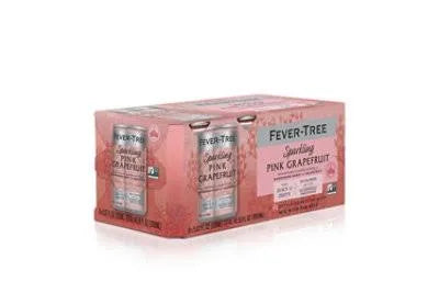 Fever Tree Sparkling Pink Grapefruit 150ml 8 Pack Cans