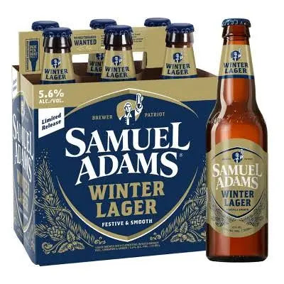 Samuel Adams Winter Lager 12oz 6 Pack Bottles
