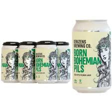 Denizens Brewing Co. Born Bohemian Pils 12oz 6 Pack Cans