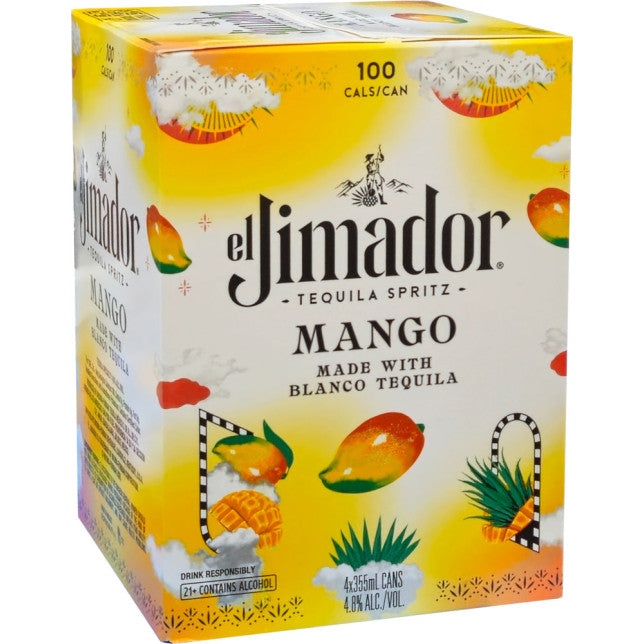 El Jimador Tequila Spritz Mango 12oz 4 Pack Cans