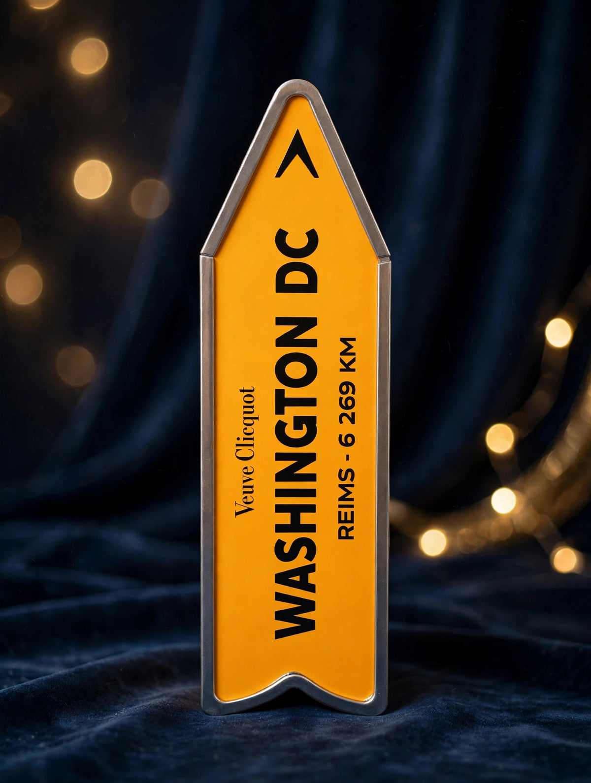 The Veuve Clicquot DMV Arrow Gift Box