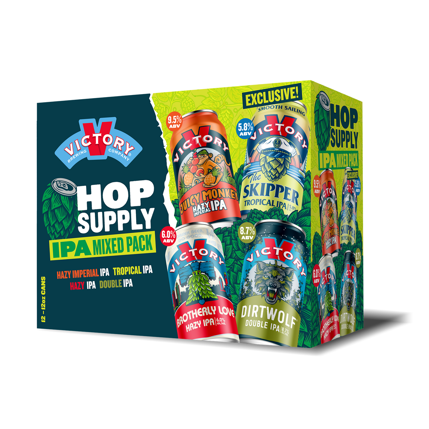 Victory Brewing Hop Supply IPA Mixed 12 Pack