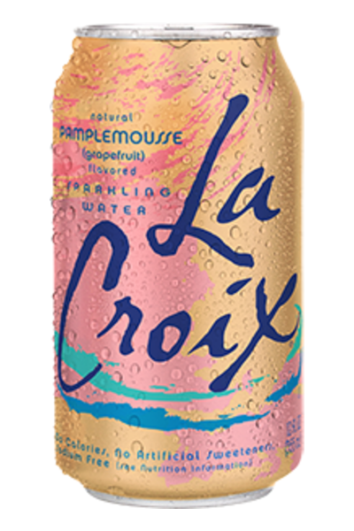 La Croix Pamplemousse Pink Grapefruit 12oz 12 Pack Cans