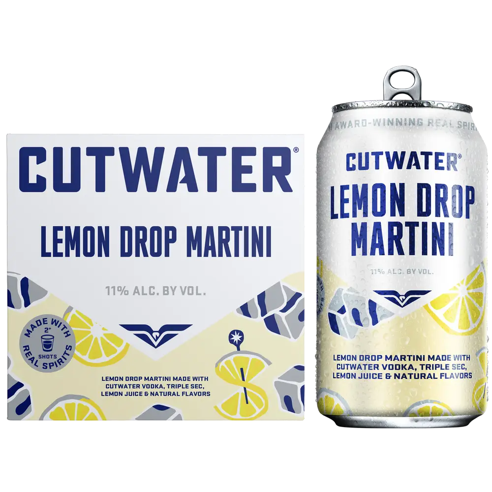 CUTWATER Lemon Drop Martini 12oz 4 Pack Cans