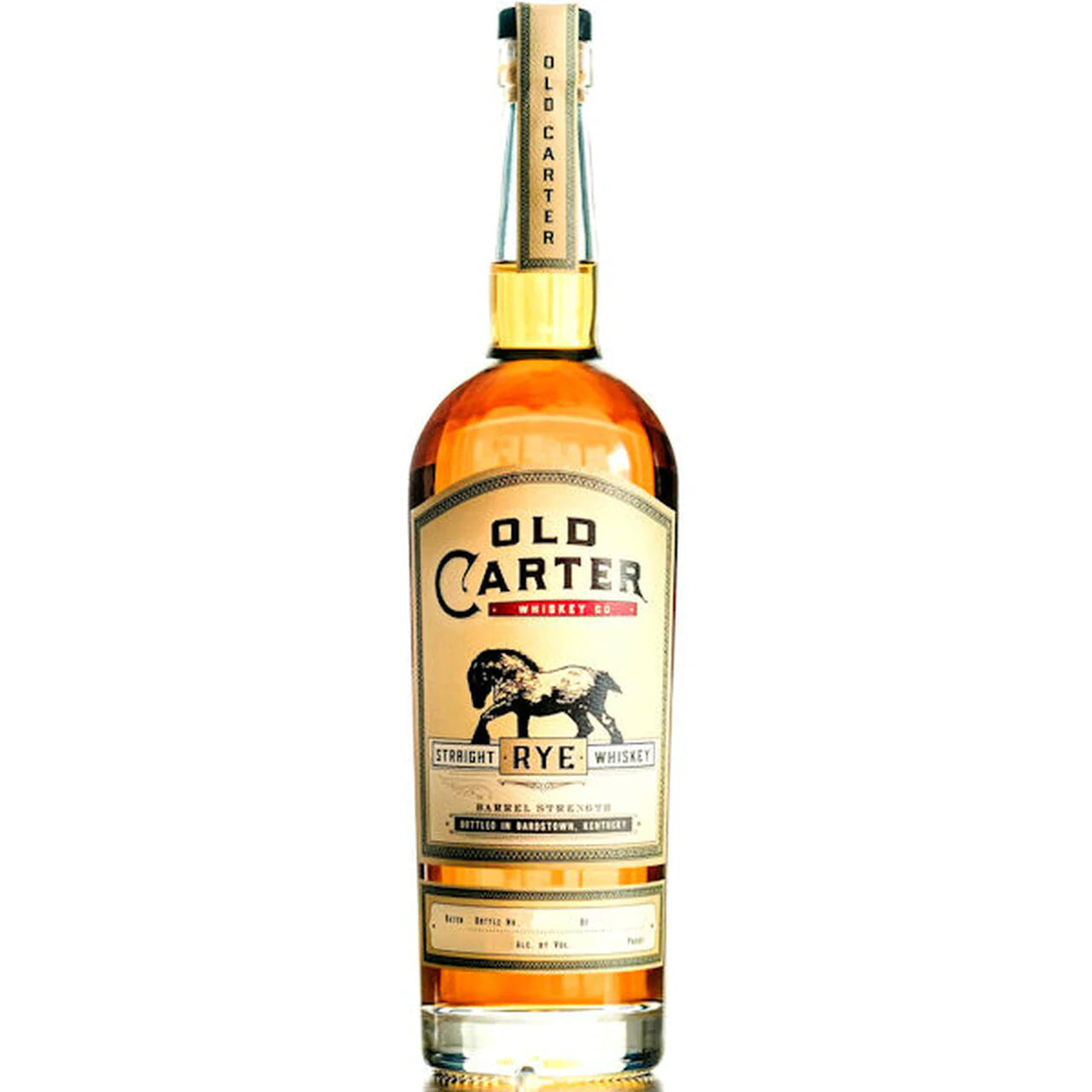 Old Carter Barrel Strength Batch 8 Straight Rye Whiskey 750ml