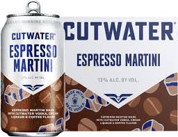CUTWATER Espresso Martini 12oz 4 Pack Cans