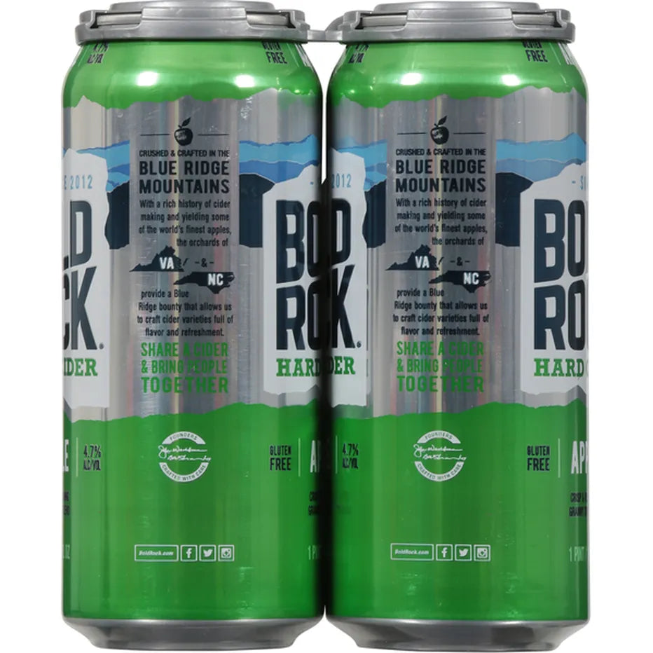 Bold Rock Apple Hard Cider 16oz 4 Pack