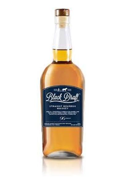 Black Draft Straight Bourbon Whiskey bottle