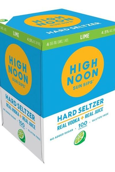 High Noon Hard Seltzer Lime 12oz 4 Pack Cans