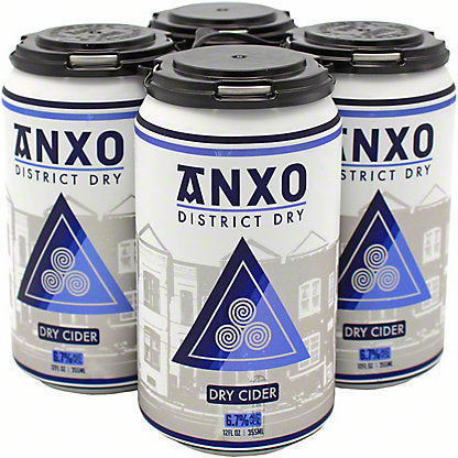 ANXO District Dry 12oz 4 Pack Cans