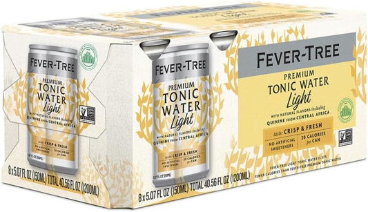Fever-Tree Refreshingly Light Tonic Water 5oz 8 Pack Cans