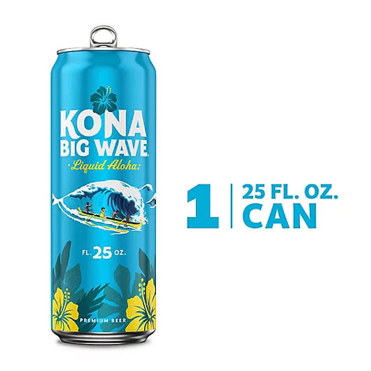 Kona Brewing Big Wave Golden Ale 25oz Can