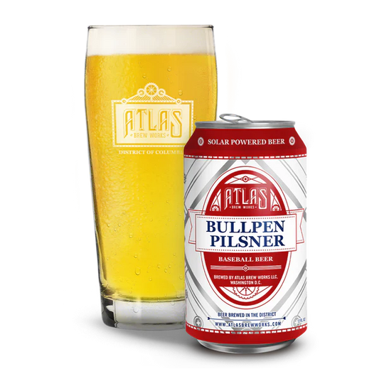 Atlas Brew Works Bullpen Pilsner 19.2oz Can