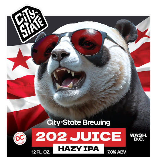City-State Brewing 202 Juice Hazy IPA 12oz 6 Pack Cans