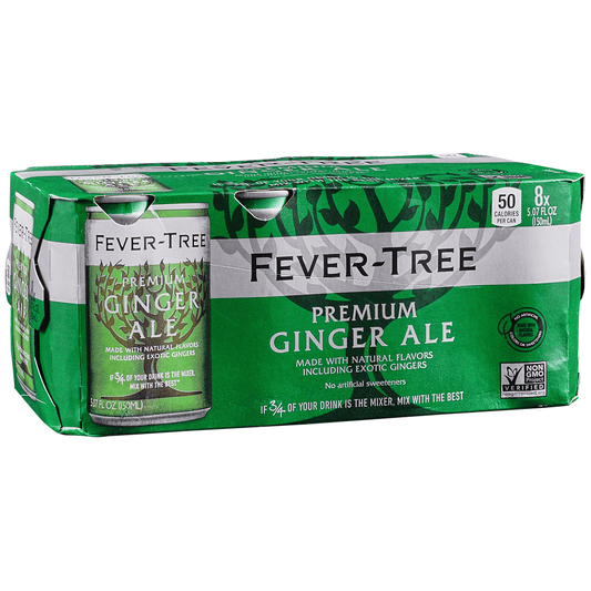 Fever-Tree Premium Ginger Ale 5oz 8 Pack Cans