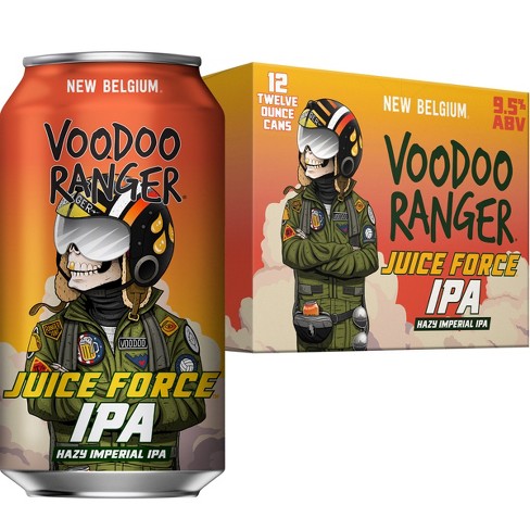 New Belgium Voodoo Ranger Juice Force Hazy Imperial IPA 12oz 6 Pack Cans