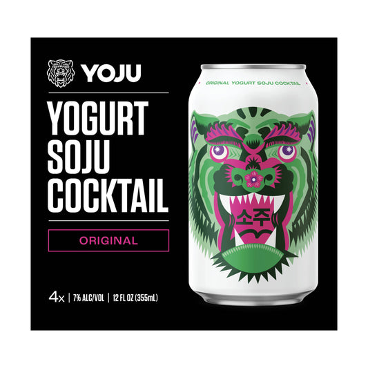 Yoju Yogurt Soju Cocktail Original 12oz 4 Pack Cans