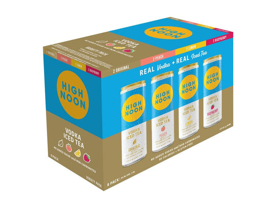 HIGH NOON VODKA ICED TEA VARIETY 12oz 8 PACK CANS