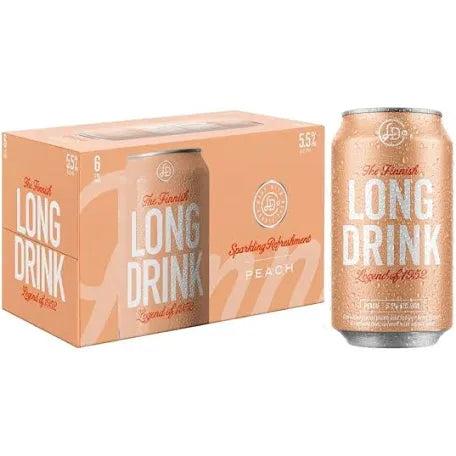 Long Drink Peach 12oz 6 Pack Cans