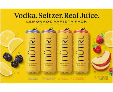 Nutrl Lemonade Variety 12oz 8 Pack Cans