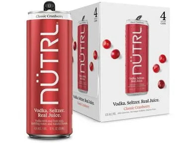 Nutrl Classic Cherry 12oz 4 Pack cans