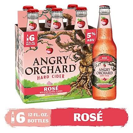 Angry Orchard Rose 12oz 6 Pack Bottles