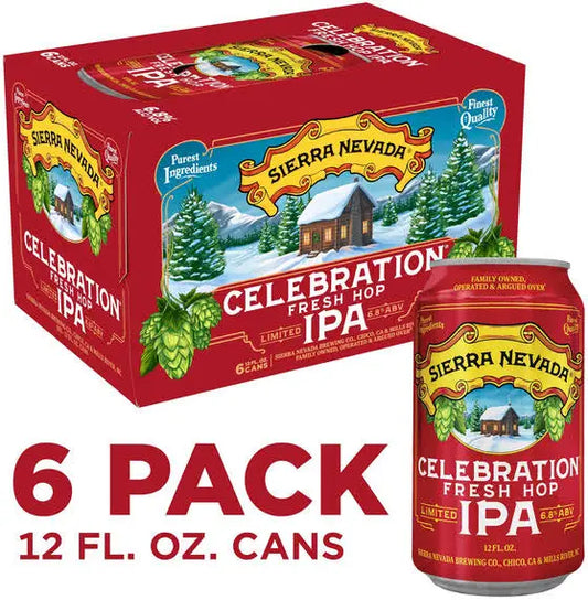 Sierra Nevada Celebration Fresh Hop IPA 12oz 6 Pack Cans