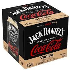 Jack Daniel’s Coca-Cola Vanilla 12oz 4 Pack Cans