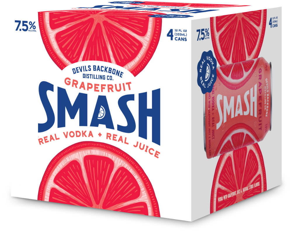 Devils Backbone Grapefruit Smash 12oz 4 Pack Cans