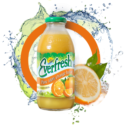 Everfresh Orange 16oz Bottle