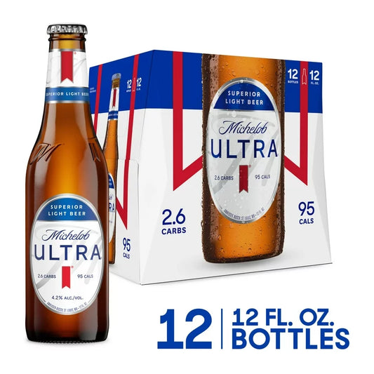 Michelob Ultra 12oz 12 Pack Bottles