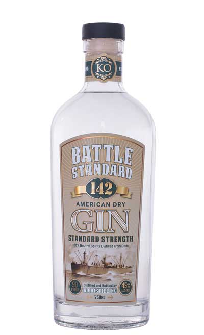 Battle Standard 142 American Dry Gin (Standard Strength)のボトル画像