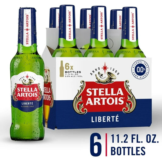 Stella Artois Liberte N.A 11.2oz 6 Pack Bottles