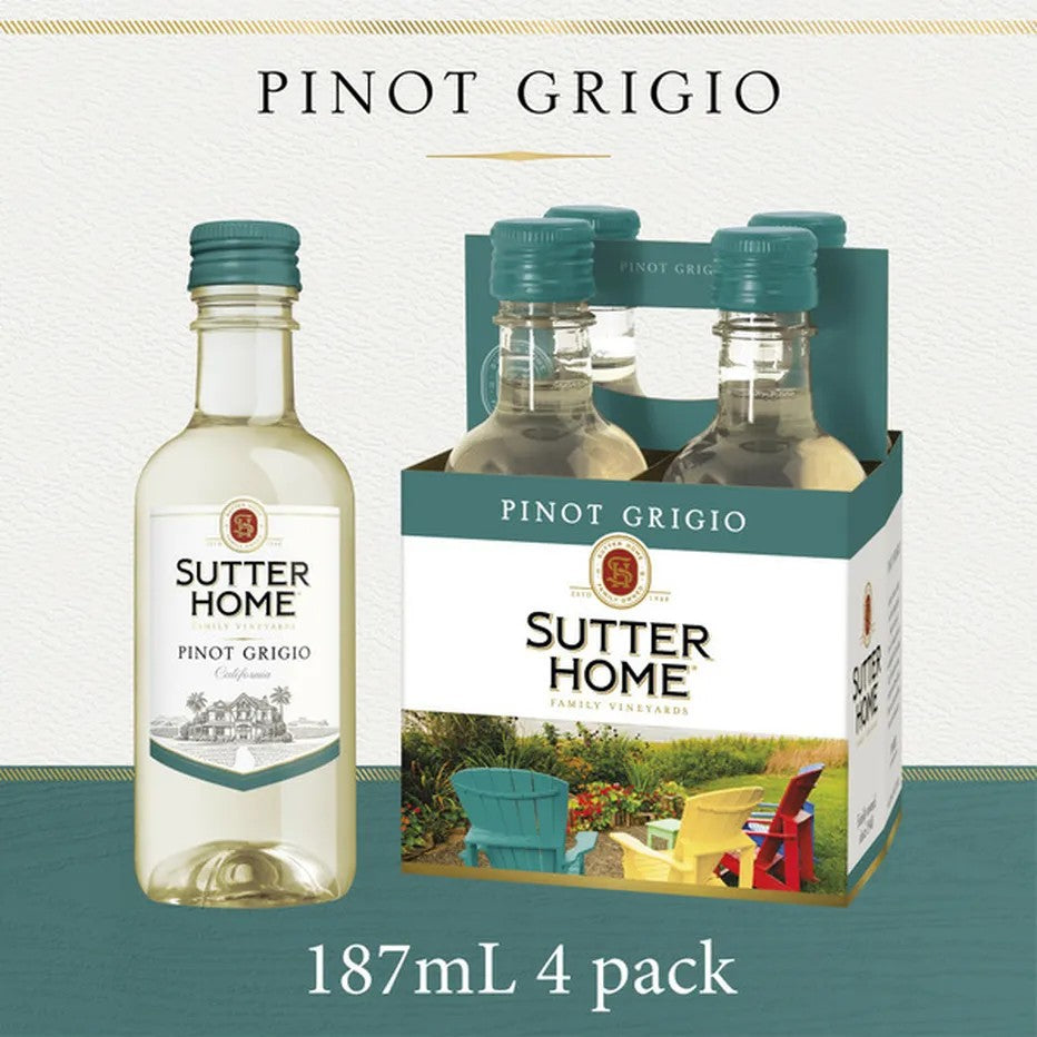 Sutter Home Pinot Grigio 4x187ml