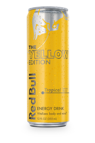 Red Bull Tropical Fruit The Yellow Edition 12oz