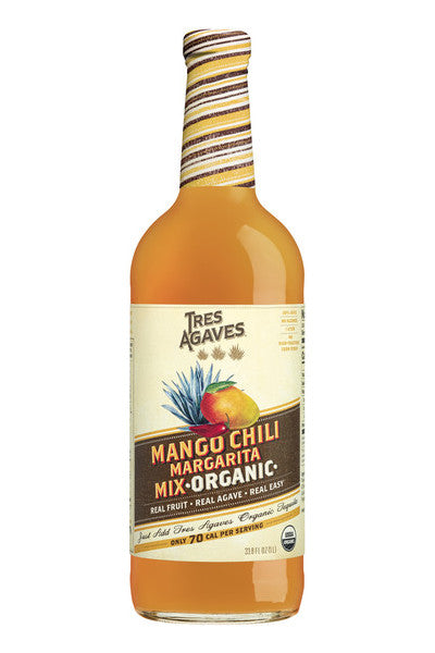 Tres Agaves Organic Mango Chili Margarita Mix, 1 Liter Bottle