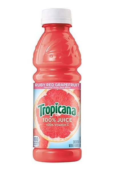 Tropicana Ruby Red Grapefruit Juice Beverage 15.2oz Bottle