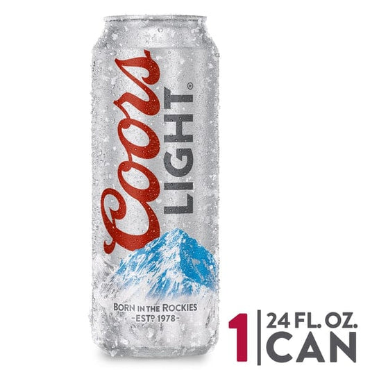 Coors Light American Lager 24oz Can