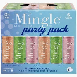 Mingle Mocktails Non-Alcoholic Assorted Mocktails Party Pack