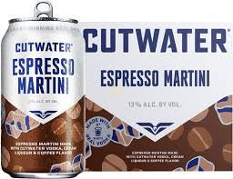 CUTWATER Espresso Martini 12oz 4 Pack Cans