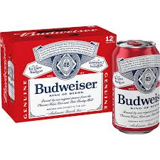 Budweiser 12oz 12 Pack Cans