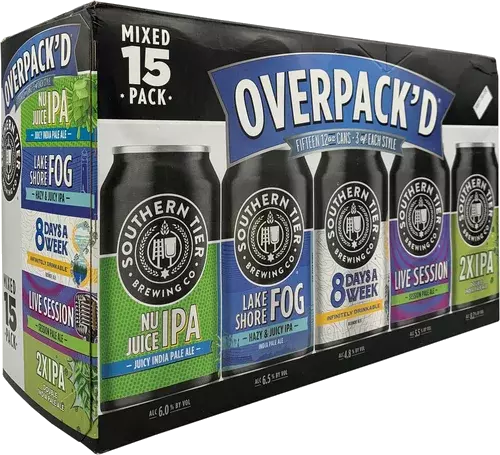 Southern Tier Overpack'd Variety Pack 12oz 15 Pack