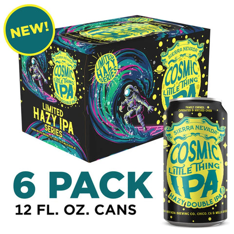 Sierra Nevada Cosmic Little Thing Hazy Double IPA 12oz 6 Pack Cans