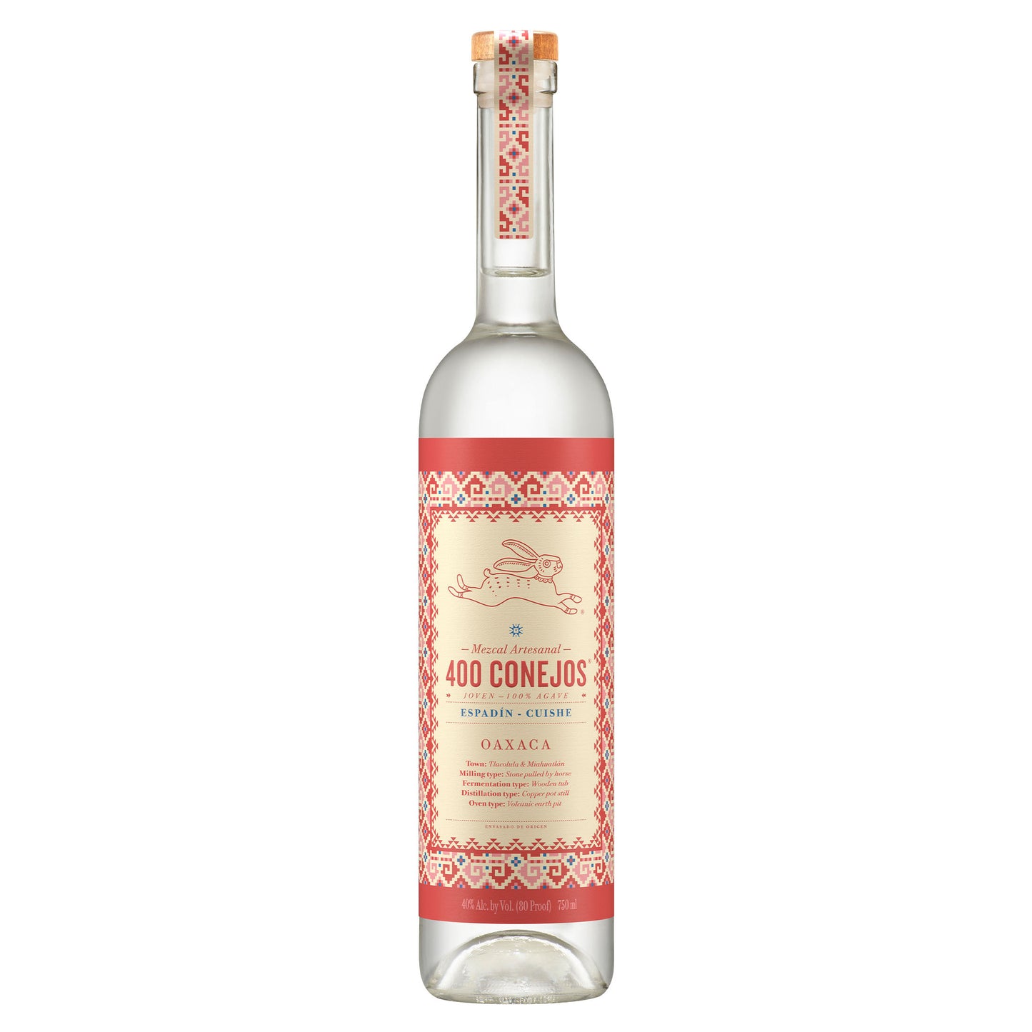 400 Conejos Espadin Cuishe Artisanal Mezcal
