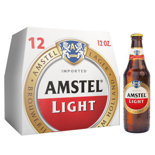 Amstel Light 12oz 12 Pack Bottles