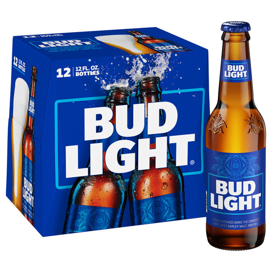 Bud Light 12oz 12 Pack Bottles