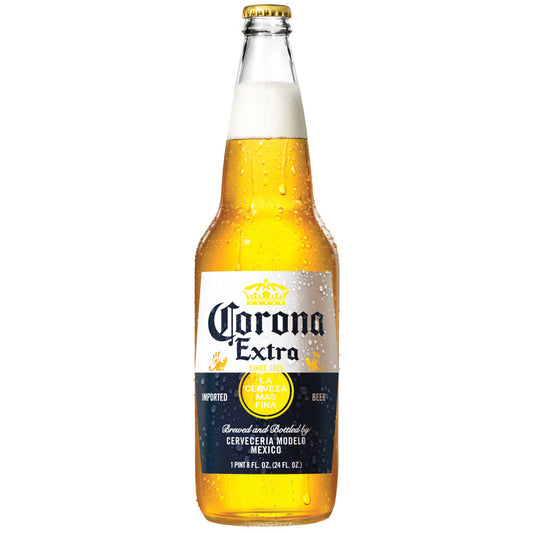 Corona Extra Lager Mexican Beer 24oz Bottle